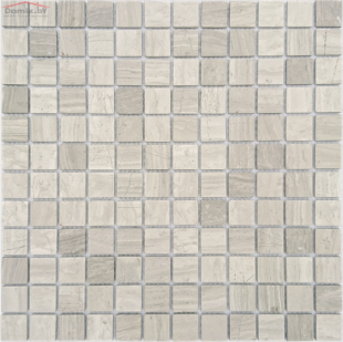 Мозаика Leedo Ceramica Pietrine Travertino Silver MAT К-0119 (23х23) 4 мм